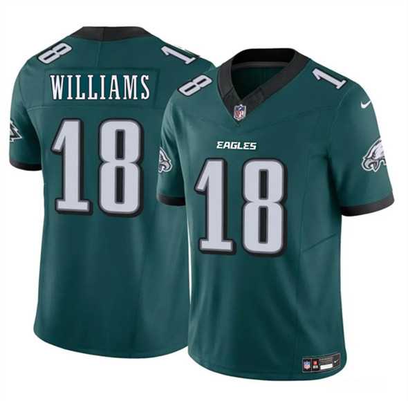 Men & Women & Youth Philadelphia Eagles #18 Avery Williams Green 2024 New F.U.S.E. Vapor Untouchable Limited Stitched Jersey,We sell and wholesale Men & Women & Youth Philadelphia Eagles #18 Avery Williams Green 2024 New F.U.S.E. Vapor Untouchable Limited Stitched Jersey on line form chian!